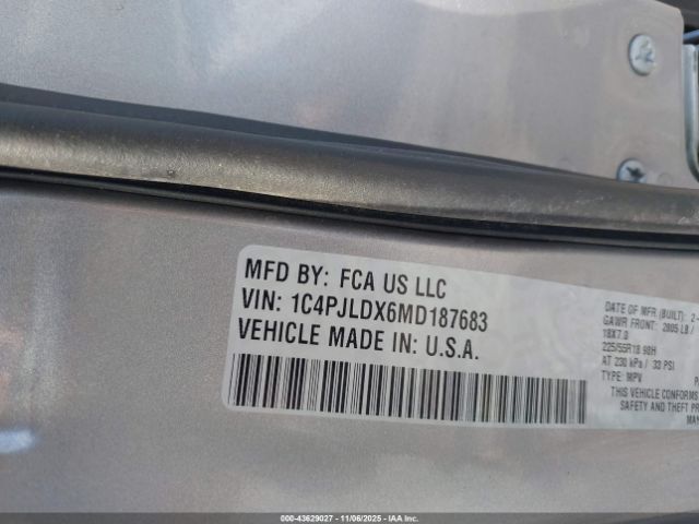 2021 JEEP CHEROKEE 1C4PJLDX6MD187683 Photo 8