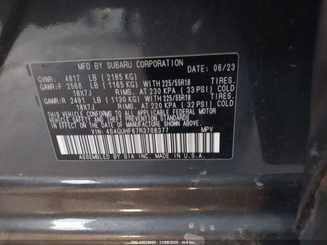 2024 SUBARU CROSSTREK 4S4GUHF67R3708377 Photo 8