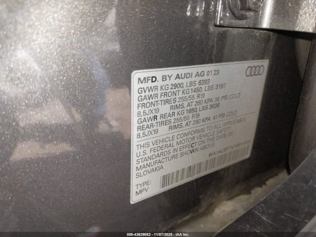 2023 AUDI Q7 WA1ACBF7XPD011614 Photo 8
