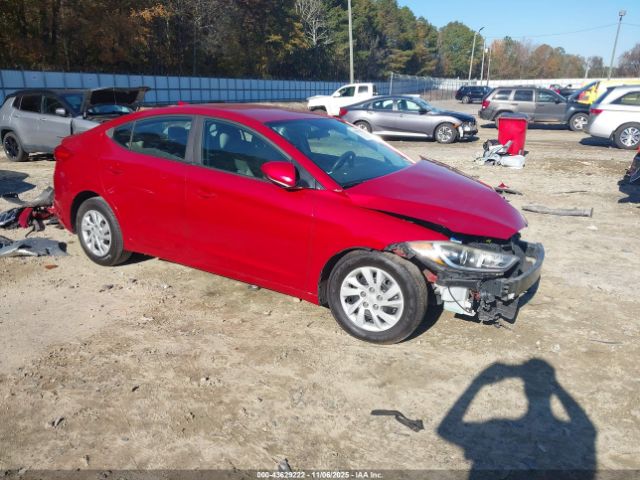 2017 HYUNDAI ELANTRA 5NPD74LF9HH120589
