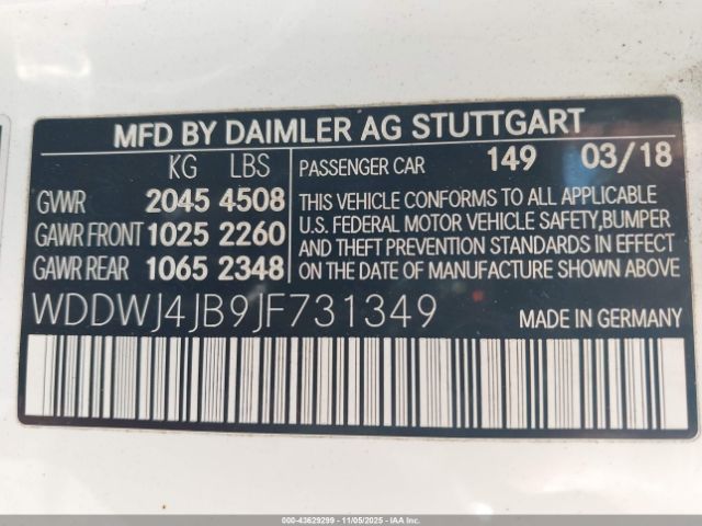 2018 MERCEDES-BENZ C 300 WDDWJ4JB9JF731349 Photo 8