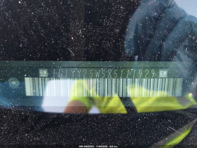 2008 CHEVROLET CORVETTE 1G1YY25W585111929 Photo 8