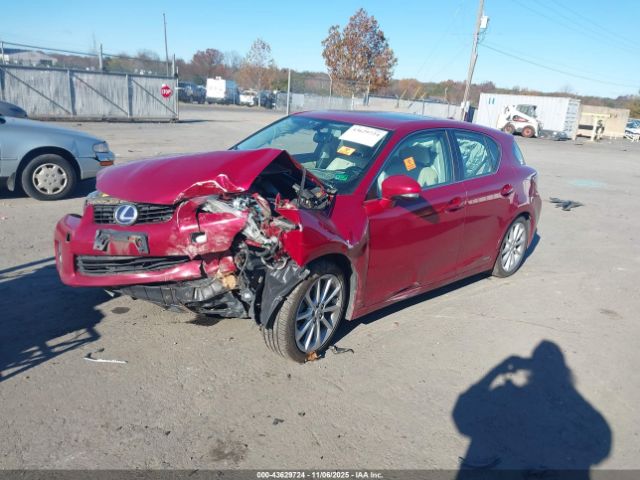 2013 LEXUS CT 200H JTHKD5BHXD2168332 Photo 1