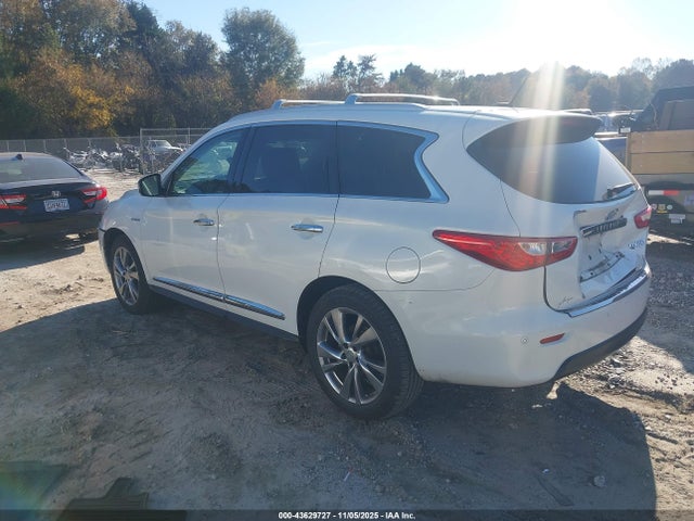43629727 :رقم المزاد ، 5N1CL0MM8EC528694 vin ، 2014 Infiniti Qx60 Hybrid مزاد بيع