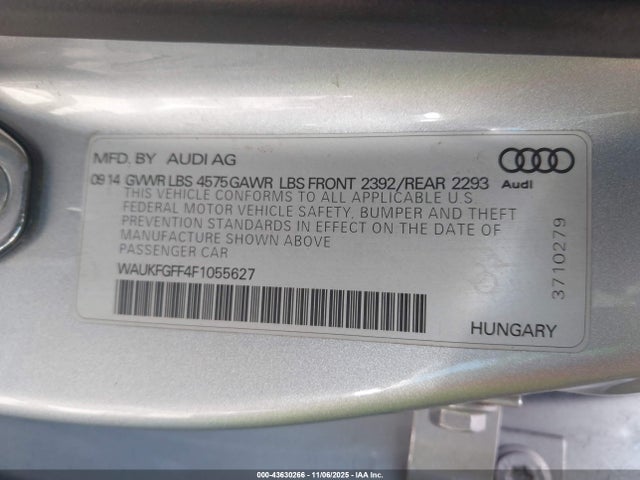 2015 AUDI A3 WAUKFGFF4F1055627 Photo 8