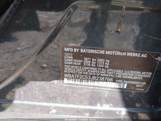 2018 BMW 750I WBA7F2C53JB238766 Photo 8