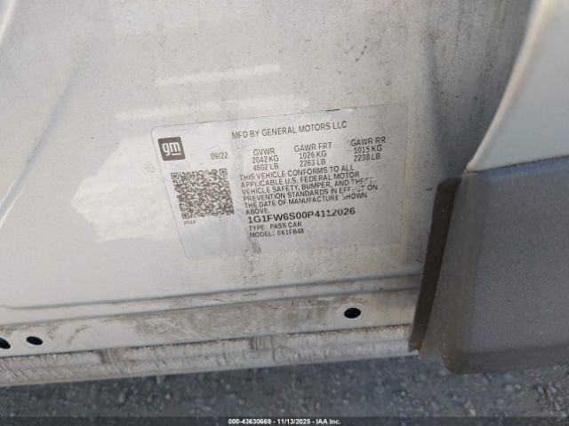 2023 CHEVROLET BOLT EV 1G1FW6S00P4112026 Photo 8