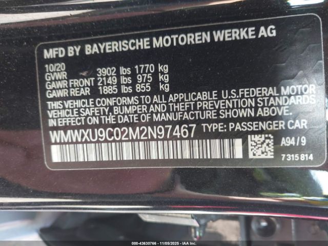 2021 MINI HARDTOP WMWXU9C02M2N97467 Photo 8