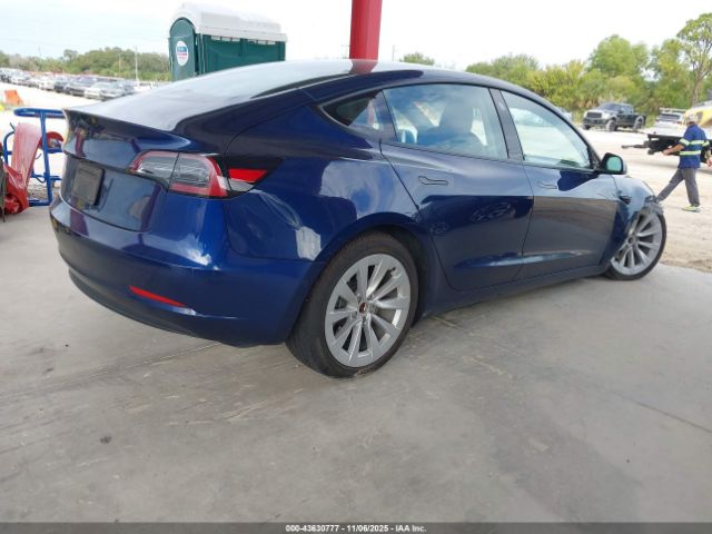2022 TESLA MODEL 3 5YJ3E1EA7NF190832 Photo 3
