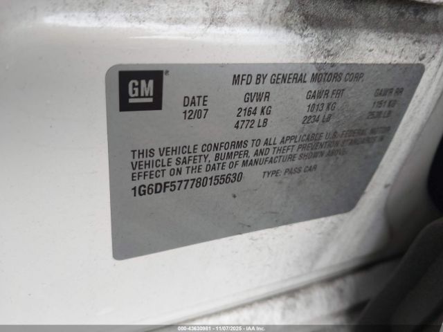 2008 CADILLAC CTS 1G6DF577780155630 Photo 8