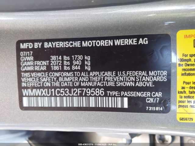 2018 MINI HARDTOP WMWXU1C53J2F79586 Photo 8