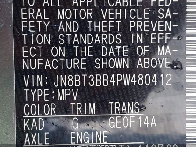 2023 NISSAN ROGUE JN8BT3BB4PW480412 Photo 8