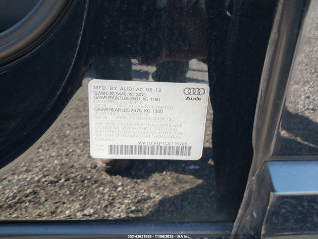 2012 AUDI Q5 WA1LFAFP1CA115785 Photo 8