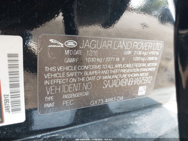 2017 JAGUAR XE SAJAD4BN6HA975912 Photo 8