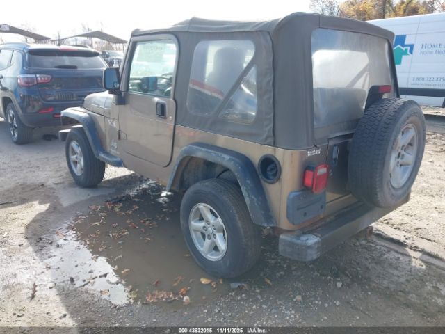 2003 JEEP WRANGLER 1J4FA39S63P307028 Photo 2