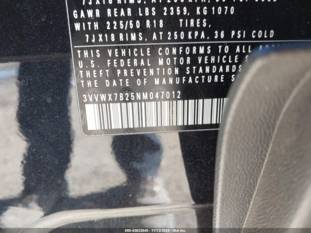 2022 VOLKSWAGEN TAOS 3VVWX7B25NM047012 Photo 8