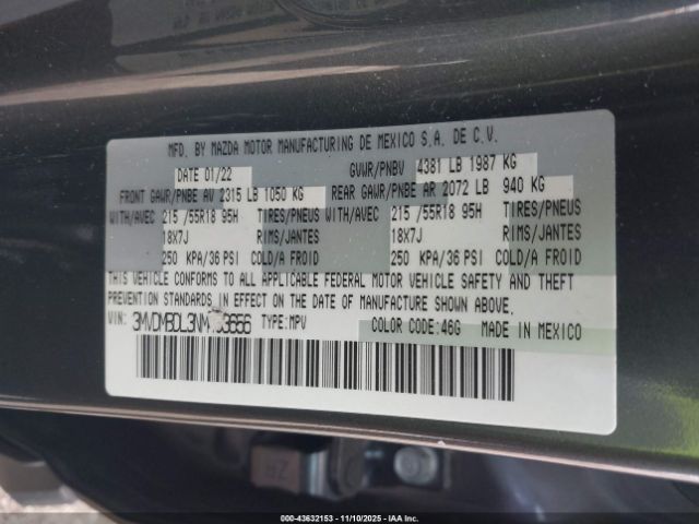 2022 MAZDA CX-30 3MVDMBDL3NM403656 Photo 8