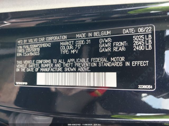 2023 VOLVO XC40 YV4L12UN4P2916042 Photo 8