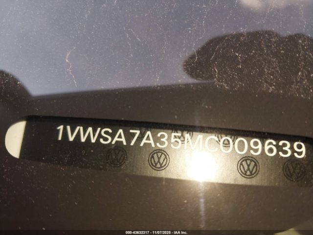 2021 VOLKSWAGEN PASSAT 1VWSA7A35MC009639 Photo 8