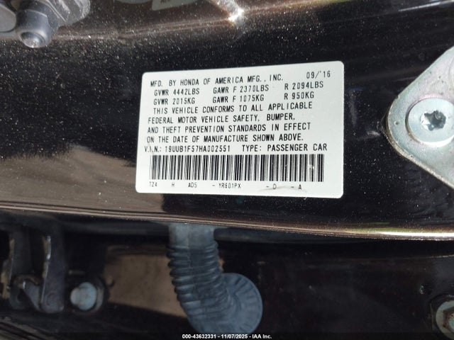 2017 ACURA TLX 19UUB1F57HA002551 Photo 8