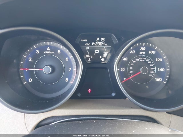 43632525 :رقم المزاد ، 5NPDH4AE6CH141299 vin ، 2012 Hyundai Elantra Limited مزاد بيع