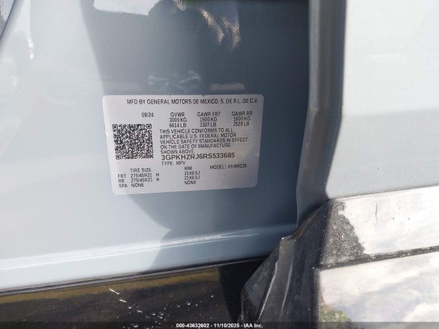 3GPKHZRJ6RS533685 Honda Prologue Elite