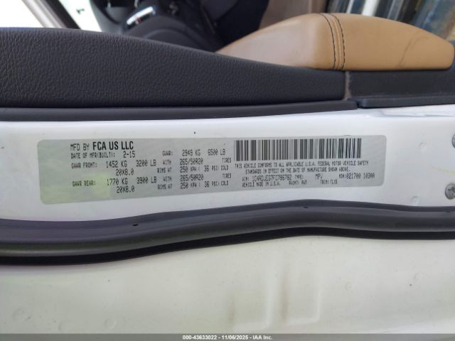 2015 DODGE DURANGO 1C4RDJEG7FC786782 Photo 8