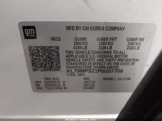 2023 CHEVROLET TRAILBLAZER KL79MPS21PB207706 Photo 8