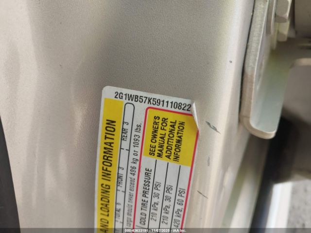 2009 CHEVROLET IMPALA 2G1WB57K591110822 Photo 8