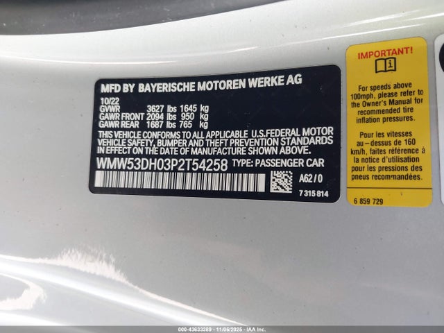 2023 MINI HARDTOP WMW53DH03P2T54258 Photo 8