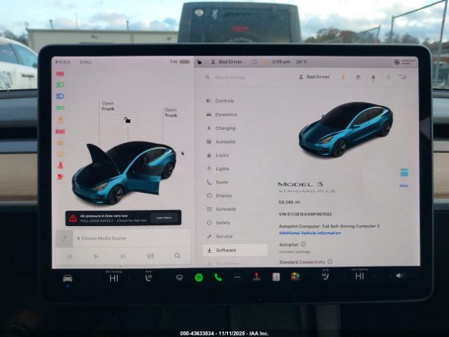 2021 TESLA MODEL 3 5YJ3E1EAXMF991592 Photo 6