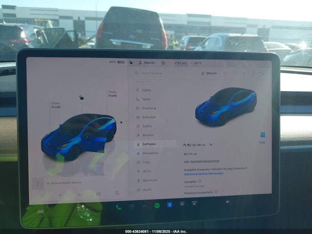 2022 TESLA MODEL Y 7SAYGDEE3NA002120 Photo 6