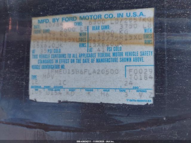 1985 FORD BRONCO 1FMEU15H6FLA20500 Photo 8