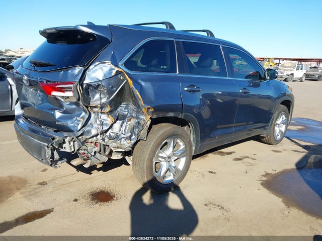 Toyota Highlander Limited 2017 5TDDZRFH5HS427384 Image 4