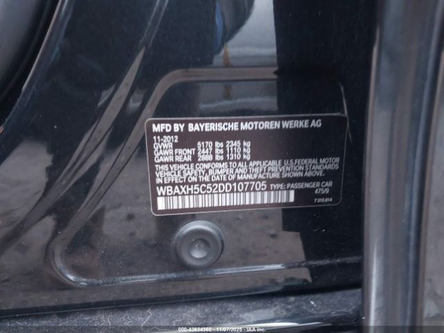 2013 BMW 528I WBAXH5C52DD107705 Photo 8