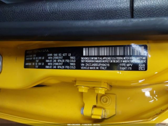 2018 JEEP RENEGADE ZACCJABB3JPH84216 Photo 8