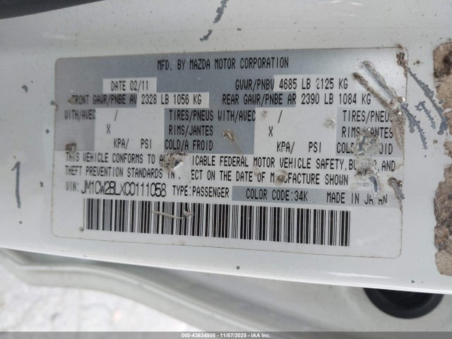 2012 MAZDA MAZDA5 JM1CW2BLXC0111058 Photo 8