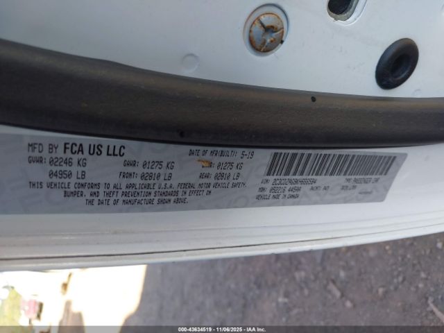 2019 DODGE CHALLENGER 2C3CDZAG9KH666584 Photo 8