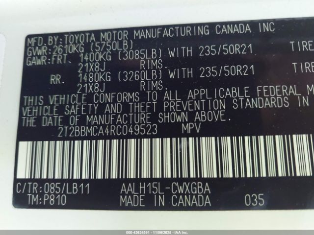 2024 LEXUS RX 350H 2T2BBMCA4RC049523 Photo 8