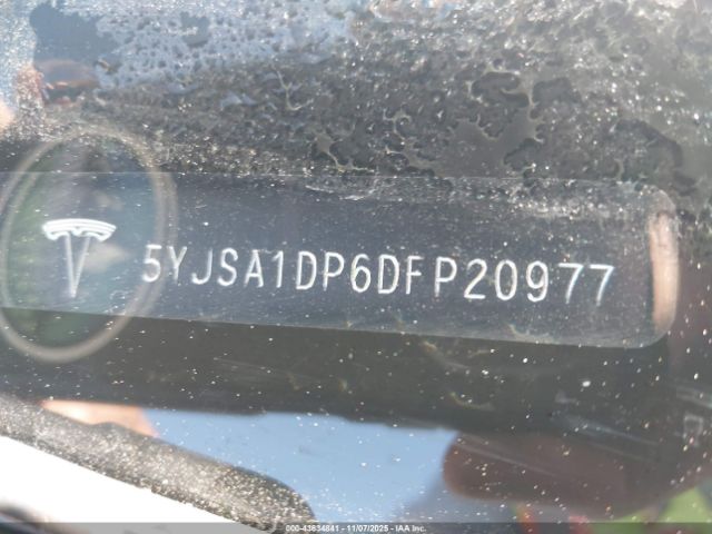 2013 TESLA MODEL S 5YJSA1DP6DFP20977 Photo 8