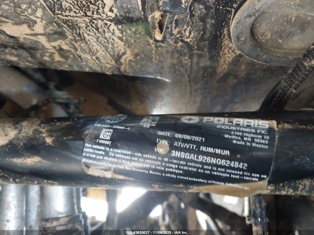 2022 POLARIS RZR 3NSGAL926NG624842 Photo 9
