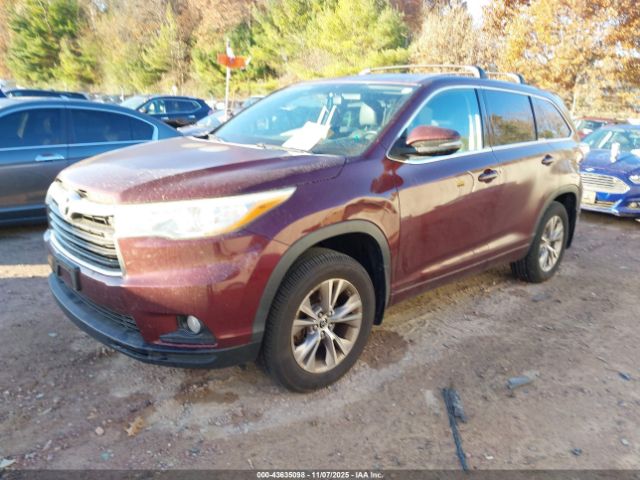 2016 TOYOTA HIGHLANDER 5TDBKRFH5GS233903 Photo 1