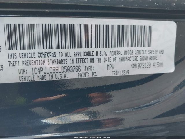 2020 JEEP CHEROKEE 1C4PJLCB8LD503766 Photo 8