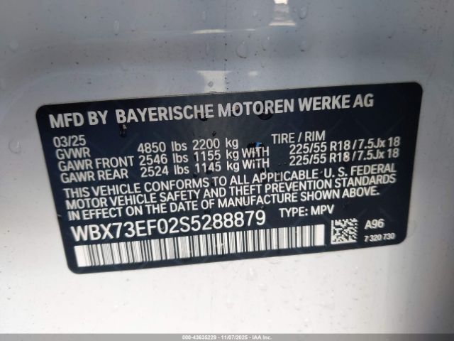 2025 BMW X1 WBX73EF02S5288879 Photo 8