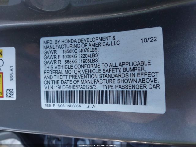 2023 ACURA INTEGRA 19UDE4H65PA012573 Photo 8