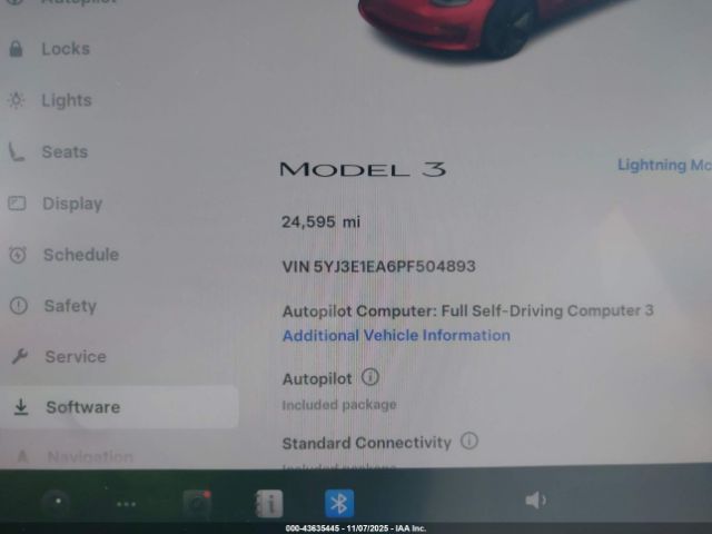 2023 TESLA MODEL 3 5YJ3E1EA6PF504893 Photo 6
