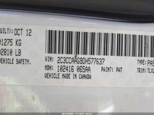 2013 CHRYSLER 300 2C3CCAAG9DH577637 Photo 8