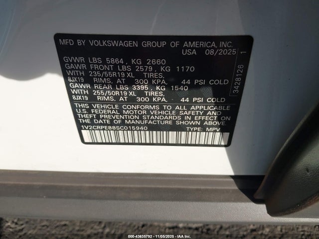1V2CRPE88SC015940 Volkswagen ID.4 PRO