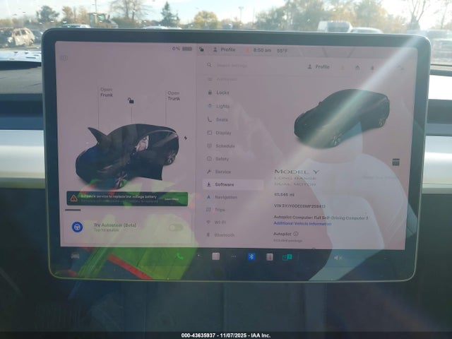 Aukcja sprzedaży 2021 Tesla Model Y Long Range Dual Motor All-wheel Drive, vin: 5YJYGDEE6MF258413, numer aukcji: 43635937