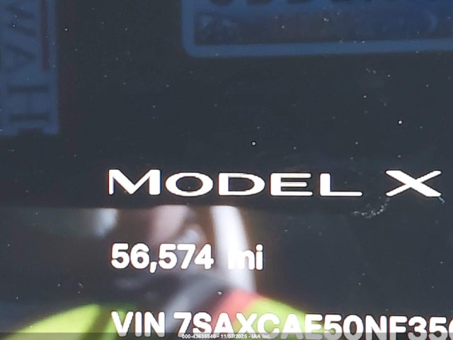 2022 TESLA MODEL X 7SAXCAE50NF356993 Photo 6